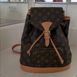 LV Monogram Canvas Montosouris GM Backpack